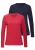 LASCANA Shirt  blauw / rood