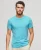 Superdry Mannen Essential Neon T-shirt met Geborduurd Logo Blauw