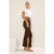 TRENDYOLMİLLA Dames Bruin Effen Maxi Kokerrok- rok Kokerrok- rok Rokken
