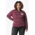 Colourful Rebel Curve gestreepte sweater – rood