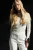 Slim Fit Geribbelde Brei Trui met Ronde Hals