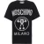 Moschino Milano Double Question Mark-logo Zwart T-shirt