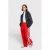 Alix the Label wide leg regular waist broek rood