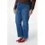MS Mode high waist slim fit jeans medium blue denim