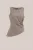 WE Fashion – Dames asymmetrische top met ruit en plooidetail – Regular fit – Bruin –