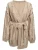 Influencer Gebreid vest  beige / goud