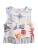 Next Top  lichtblauw / oranje / rood / offwhite