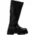 Steve Madden Dames Chez Leren Kniehoge Boots (Zwart)