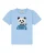 watabout.kids Shirt ‘Panda’  lichtblauw / donkerblauw / zwart / wit