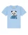 watabout.kids Shirt ‘Panda’  lichtblauw / donkerblauw / zwart / wit
