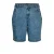Zizzi straight regular waist denim short met hartjes medium blue denim