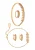 faina Sieraden set  rose-goud / transparant