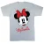 Disney Meisjes Minnie Mouse Gezicht T-shirt (Sportgrijs)