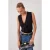 TRENDYOLMİLLA Dames Zwart Effen Kort Regular fit Blouses