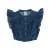 Denim shirt met korte mouwen en ruches 786958 meisje