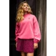 LOOXS 10sixteen oversized hoodie met backprint – roze