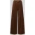 Boss Orange Wide leg kunstleren broek in velourslook model ‘C_Takora2’