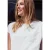 Street One Studio Dames Shirt met ronde hals en kanten zakje in Wit