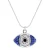 Halsketting Eye Pavè met Swarovski-kristallen
