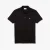 Heren Lacoste Slim-Fit Stretch Piqué Poloshirt in Zwart