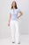 TRENDYOLMİLLA Dames Blauw Effen Kort Getailleerd Overhemden
