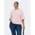 ONLY CARMAKOMA gebloemde sweater lichtroze