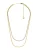 FOSSIL Ketting ‘Ellis’  goud / transparant