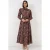 Maxi Overhemdjurk met Paisleyprint en Ceintuur