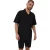 Threadbare Heren Embley Effen Relaxed Fit Shirt (Zwart)
