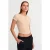 Dames Korte Slim-fit Crew Neck T-shirt