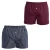 2-Pack Heren Essentiële Katoenen Boxer Shorts met Opening AADXY