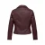 ONLY CARMAKOMA imitatieleer jas Plus Size – donkerrood