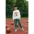 TRENDYOLKIDS Jongens Ecru Slogan Lang Regular fit Sweatshirts