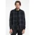 John Varvatos Cole Ls Shirt In Large Fall Plaid Ink Blue