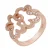 Orphelia Dames 925 Sterling Zilveren Ring – Roze ZR-7077/1