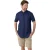 Saltwell Heren Linnenmix Regular Shirt (Marineblauw)
