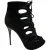 Alexander McQueen Cut Out Studded Veterboots in Zwart Suède