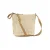 Graceland gevlochten schoudertas beige