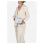 BURKELY leren crossbody tas Cool Colbie zilverkleurig