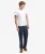 Regular Tapered Cargo Broek Blauw