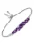 Rafaela Donata Armband  donkerlila / zilver