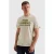 PME Legend regular fit T-shirt met logo – gebroken wit