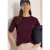 Cecil Dames Basic Shirt met boothals in Rood