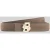 Boss Riem van echt leer met labeldetail