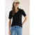 Cecil Dames Basic katoenen shirt in Zwart
