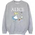 Disney Meisjes Alice In Wonderland Volg Het Konijn Sweatshirt (Sportgrijs)