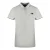 Cavalli Class Dubbel Getippte Kraag Zwart Logo Grijze Polo Shirt