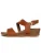 Bayton Sandalen met riem ‘Reus’  camel / goud