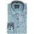 Geprint overhemd Casa Moda blauw groen casual fit lange mouw
