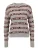 JOOP! Jeans Trui ‘Karen’  aardetinten / cranberry / zwart / wolwit